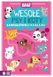 Baw się. Wesołe psy i koty. Łamigłówki i naklejki. Autor: paraca zbiorowa. Dadada.pl Okładka książki Baw się. Wesołe psy i koty. Łamigłówki i naklejki
