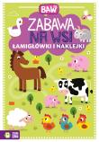 Baw się. Zabawa na wsi. Łamigłówki i naklejki. Autor: Opracowanie zbiorowe. Dadada.pl Okładka książki Baw się. Zabawa na wsi. Łamigłówki i naklejki