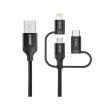 CHOETECH KABEL 3W1 USB A -> LIGHTNING/MICRO USB/USB-C 1.2M MFI CERTIFIED NYLONOWY IP0030. Autor: Irena Brignull. Dadada.pl Okładka książki CHOETECH KABEL 3W1 USB A -> LIGHTNING/MICRO USB/USB-C 1.2M MFI CERTIFIED NYLONOWY IP0030