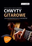 Chwyty gitarowe. Autor: Mateusz Małek, Mariusz Rymaniak. Dadada.pl Okładka książki Chwyty gitarowe
