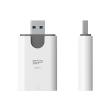 Czytnik kart pamięci Silicon Power Combo - USB 3.0 / SD, microSD white-grey. Autor: Irena Brignull. Dadada.pl Okładka książki Czytnik kart pamięci Silicon Power Combo - USB 3.0 / SD, microSD white-grey