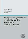 Elastyczne formy zatrudnienia we włoskim.... Autor: red. Angelica Riccardi, Rycak Magdalena Barbara. Dadada.pl Okładka książki Elastyczne formy zatrudnienia we włoskim...