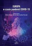 Europa w czasie pandemii COVID-19. Autor: red. Adrian Chojan, Dahl Martin, Ewelina Florczak. Dadada.pl Okładka książki Europa w czasie pandemii COVID-19
