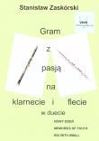 Okładka książki Gram z pasją na klarnecie i flecie w duecie