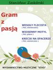 Gram z pasją Wesoły Flecista. Autor: Stanisław Zaskórski. Dadada.pl Okładka książki Gram z pasją Wesoły Flecista