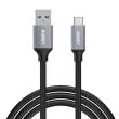 Kabel AUKEY CB-CD3 (USB 3.0 - USB typu C ; 2m; kolor czarny). Autor: Irena Brignull. Dadada.pl Okładka książki Kabel AUKEY CB-CD3 (USB 3.0 - USB typu C ; 2m; kolor czarny)