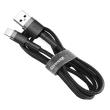 Okładka książki Kabel Baseus CALKLF-CG1 (Lightning M - USB 2.0 M; 2m; kolor szaro-czarny)