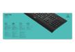 Okładka książki Klawiatura Logitech 920-005217 (USB 2.0; kolor czarny)