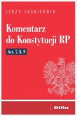 Okładka książki Komentarz do Konstytucji RP art. 7, 8, 9