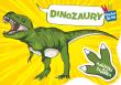 Kredki w dłoń. Dinozaury. Autor: Opracowanie zbiorowe. Dadada.pl Okładka książki Kredki w dłoń. Dinozaury