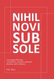 Okładka książki Nihil novi sub sole