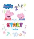 Peppa Pig. Na start Liczby. Autor: Opracowanie zbiorowe. Dadada.pl Okładka książki Peppa Pig. Na start Liczby