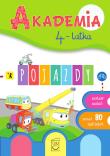 Pojazdy. Akademia 4-latka. Autor: Ewa Gorzkowska-Parnas, Tomasz Parnas. Dadada.pl Okładka książki Pojazdy. Akademia 4-latka