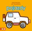 Pojazdy. Kredkami po śladzie. Autor: Opracowanie zbiorowe. Dadada.pl Okładka książki Pojazdy. Kredkami po śladzie