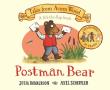 Postman Bear. Autor: Donaldson Julia, Scheffler Axel. Dadada.pl Okładka książki Postman Bear