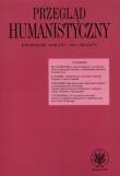 Przegląd Humanistyczny 2021/4 (475). Autor: Mróz Maciej. Dadada.pl Okładka książki Przegląd Humanistyczny 2021/4 (475)