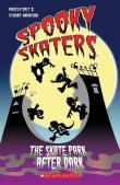 Spooky Skaters. The Skate Park After Dark + CD. Autor: Angela Salt, Stuart Harrison. Dadada.pl Okładka książki Spooky Skaters. The Skate Park After Dark + CD