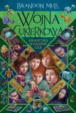 Wojna cukierkowa Tom 2 Awantura w salonie gier. Autor: Brandon Mull. Dadada.pl Okładka książki Wojna cukierkowa Tom 2 Awantura w salonie gier