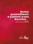 Wymiar sprawiedliwości w państwie prawa. Autor: adw. Katarzyna Gajowniczek-Pruszyńska. Dadada.pl Okładka książki Wymiar sprawiedliwości w państwie prawa