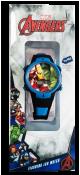 Opakowanie Zegarek cyfrowy Avengers podświetleniem LED MV15765