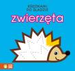 Zwierzęta. Kredkami po śladzie. Autor: Opracowanie zbiorowe. Dadada.pl Okładka książki Zwierzęta. Kredkami po śladzie