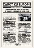 Zwrot ku Europie Transformacje sfery publicznej w realnym socjalizmie 1975-1989. Autor: Domnitz Christian. Dadada.pl Okładka książki Zwrot ku Europie Transformacje sfery publicznej w realnym socjalizmie 1975-1989