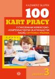 100 kart pracy z ćwiczeniami korekcyjno-kompensacyjny P3. Autor: Kazimierz Słupek. Dadada.pl Okładka książki 100 kart pracy z ćwiczeniami korekcyjno-kompensacyjny P3