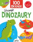 Okładka książki 100 okienek. Poznaję dinozaury