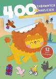 Okładka książki 400 zabawnych naklejek. Lew