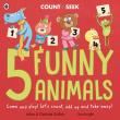 5 Funny Animals. Autor: Guillain 	Adam, CHARLOTTE GUILLAIN. Dadada.pl Okładka książki 5 Funny Animals