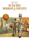 Adaptacje literatury. W 80 dni dookoła świata. Autor: Chrys Millien, Nika Sztorc. Dadada.pl Okładka książki Adaptacje literatury. W 80 dni dookoła świata