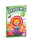 Akademia rozwoju 4-latka. Autor: Marta Ziębakowska, Anna Borchard. Dadada.pl Okładka książki Akademia rozwoju 4-latka