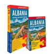 Albania Kosowo Macedonia Północna 3w1 przewodnik + atlas + mapa. Autor: Izabela Nowek. Dadada.pl Okładka książki Albania Kosowo Macedonia Północna 3w1 przewodnik + atlas + mapa