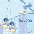 Album Malucha niebieski. Autor: Maria Elena Gonano. Dadada.pl Okładka książki Album Malucha niebieski