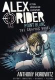 Alex Rider Point Blanc. Autor: Anthony Horowitz. Dadada.pl Okładka książki Alex Rider Point Blanc