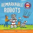 Amazing Machines: Remarkable Robots. Autor: Tony Mitton. Dadada.pl Okładka książki Amazing Machines: Remarkable Robots