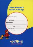 Okładka książki Arkusz obserwacji dziecka 4-letniego