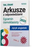 Arkusze Egzamin ósmoklasisty 2023 Język angielski. Autor: Tracz-Kowalska Anna. Dadada.pl Okładka książki Arkusze Egzamin ósmoklasisty 2023 Język angielski