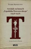 Okładka książki Artykuły na łamach ''Tygodnika Warszawskiego''...