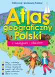 Okładka książki Atlas geograficzny Polski z naklejkami i plakatem