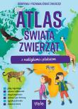 Atlas świata zwierząt z naklejkami i plakatem. Atlasy z naklejkami. Autor:   Praca zbiorowa. Dadada.pl Okładka książki Atlas świata zwierząt z naklejkami i plakatem. Atlasy z naklejkami