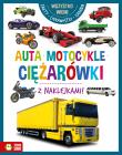 Auta, motocykle, ciężarówki. Wszystko wiem. Autor: Opracowanie zbiorowe. Dadada.pl Okładka książki Auta, motocykle, ciężarówki. Wszystko wiem