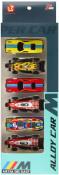 Opakowanie Auto wyścigowe metalowe 6szt