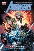 Avangers T.4 Wojna światów. Autor: McGuinness Ed, Masters Jason, Caselli Stefano. Dadada.pl Okładka książki Avangers T.4 Wojna światów