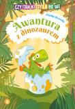 Awantura z dinozaurem. Autor: Monika Ślizowska. Dadada.pl Okładka książki Awantura z dinozaurem