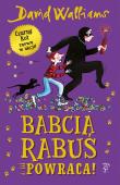 Babcia Rabuś powraca!. Autor: David Walliams. Dadada.pl Okładka książki Babcia Rabuś powraca!
