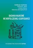 Badania naukowe we współczesnej gospodarce. Autor:   Praca zbiorowa. Dadada.pl Okładka książki Badania naukowe we współczesnej gospodarce