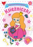 Bajeczna kolorowanka. Księżniczki. Autor: Natalia Berlik. Dadada.pl Okładka książki Bajeczna kolorowanka. Księżniczki