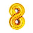 Opakowanie Balon foliowy złota cyfra