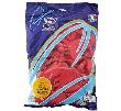 Opakowanie Balony pastelowe Serce bez nadruku czerwone 50szt